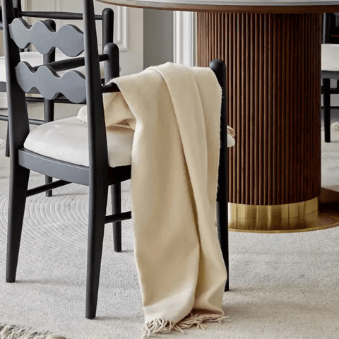 35" Velvet Upholstered Arm Chair with Back - Black Leg, Modern Style