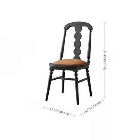 37.4″ Velvet Upholstered Dining Chair - Mid-Century Modern, Solid Wood Frame, Walnut Legs