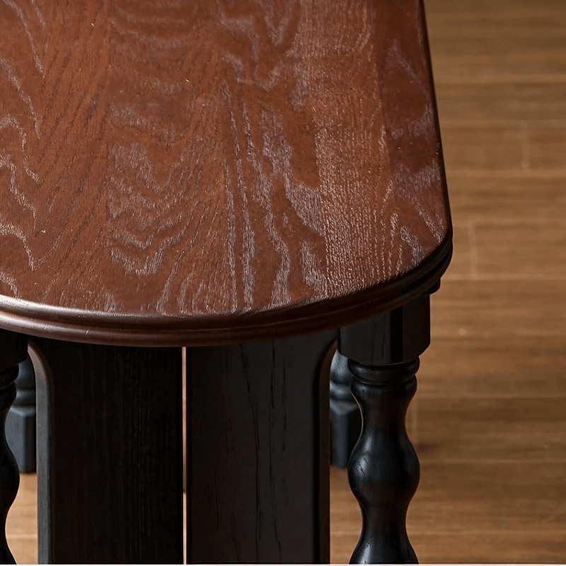 47″ Solid Wood Bench Dining Chair - Mid-Century Modern