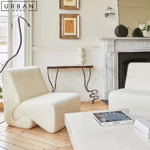 ANAM Modern Boucle Leisure Chair Cozy Hygge Design - URBANMOOD