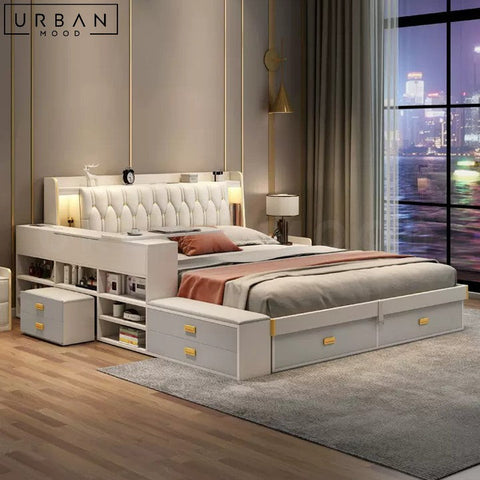 ANAYA Modern Storage Bedframe with Sleek Design - URBANMOOD