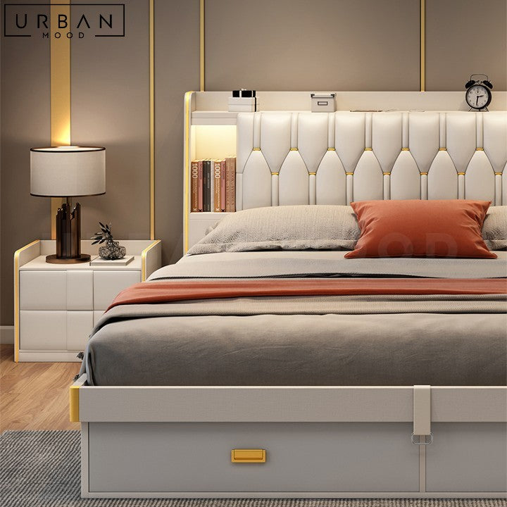 ANAYA Modern Storage Bedframe with Sleek Design - URBANMOOD