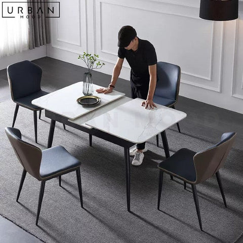 BACKMAN Modern Extendable Sintered Stone Dining Table - URBANMOOD