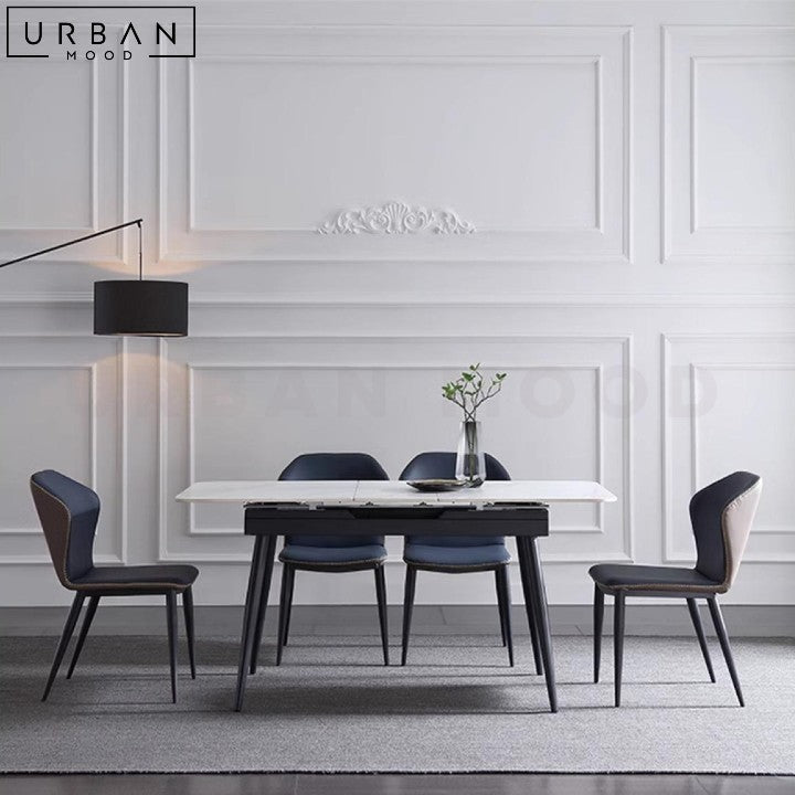 BACKMAN Modern Extendable Sintered Stone Dining Table - URBANMOOD