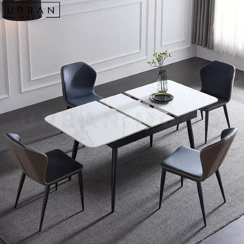 BACKMAN Modern Extendable Sintered Stone Dining Table - URBANMOOD