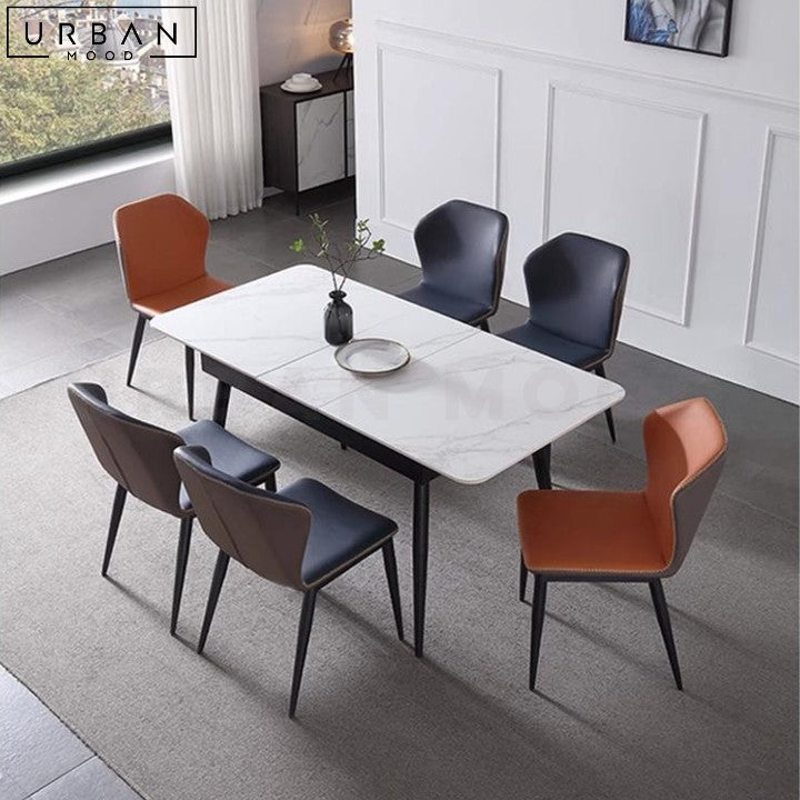 BACKMAN Modern Extendable Sintered Stone Dining Table - URBANMOOD