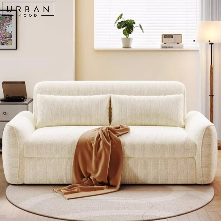 BAIRD Modern Electric Boucle Sofa Bed Contemporary Design - URBANMOOD