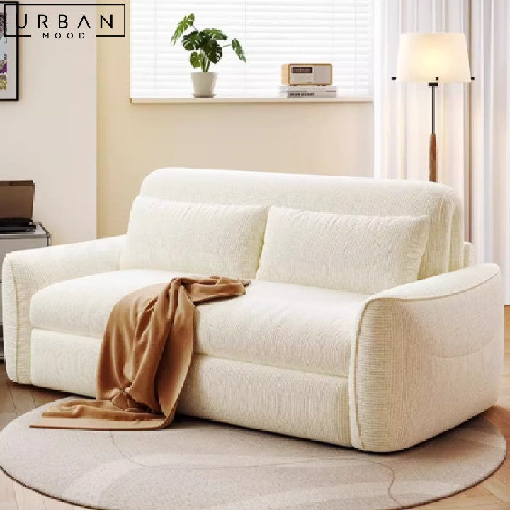 BAIRD Modern Electric Boucle Sofa Bed Contemporary Design - URBANMOOD