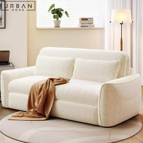 BAIRD Modern Electric Boucle Sofa Bed Contemporary Design - URBANMOOD