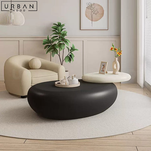 BALLE Modern Hygge Swivel Coffee Table with Side Tray - URBANMOOD