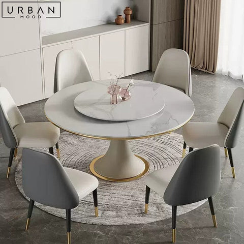 BARROS Modern Durable Sintered Stone Dining Table - URBANMOOD