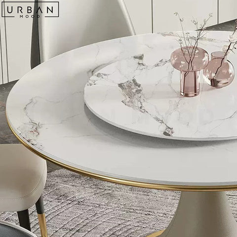 BARROS Modern Durable Sintered Stone Dining Table - URBANMOOD