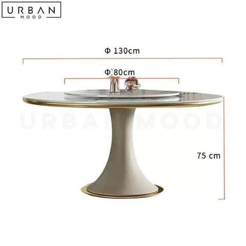 BARROS Modern Durable Sintered Stone Dining Table - URBANMOOD