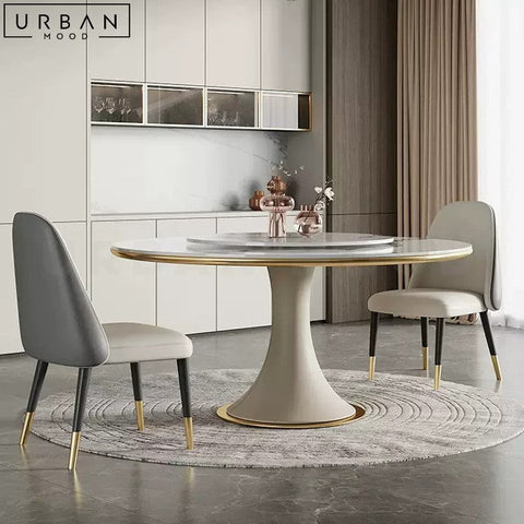 BARROS Modern Durable Sintered Stone Dining Table - URBANMOOD