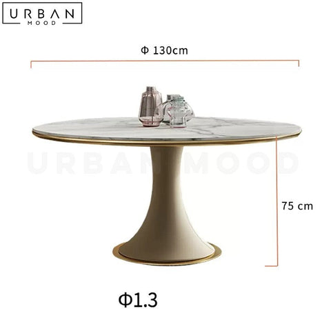 BARROS Modern Durable Sintered Stone Dining Table - URBANMOOD