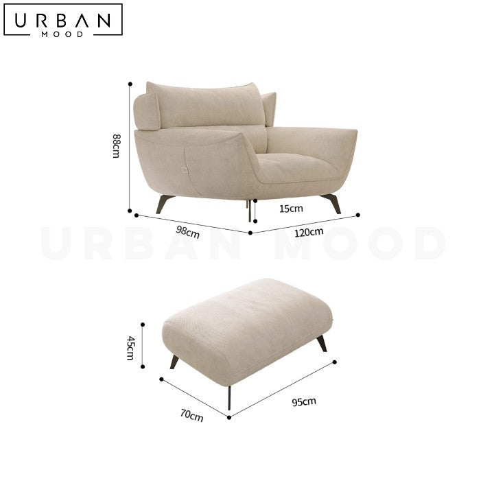 BENAVIDES Modern Cat Friendly Fabric Sofa Antibacterial - URBANMOOD