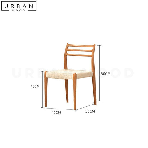 BIEL Round Solid Wood Dining Table with Sintered Stone Top - URBANMOOD