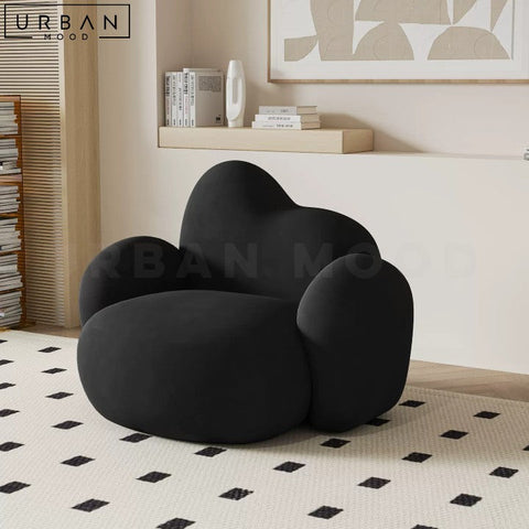 BRAVO Modern Boucle Armchair Plush Upholstery - URBANMOOD
