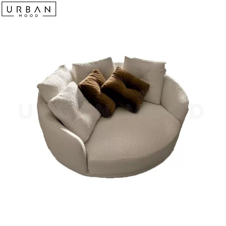 BUTLER Modern Fabric Lounge Chair Comfortable Cotton Linen - URBANMOOD