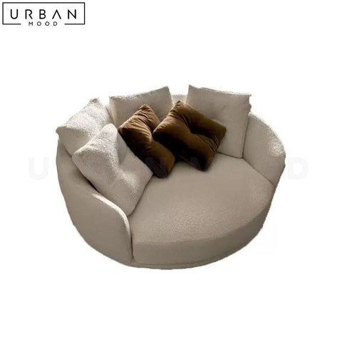 BUTLER Modern Fabric Lounge Chair Comfortable Cotton Linen - URBANMOOD