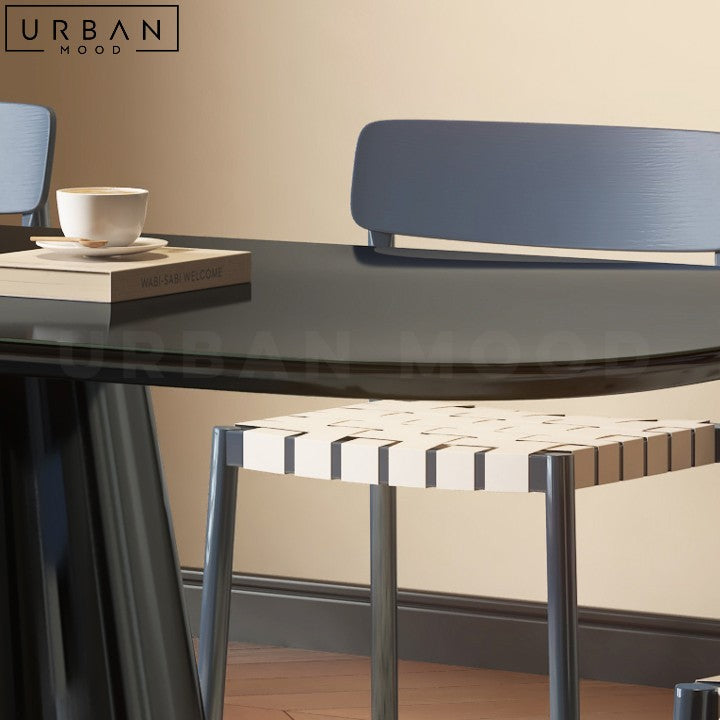 CARRIE Modern Elegant Dining Table Piano Finish - URBANMOOD