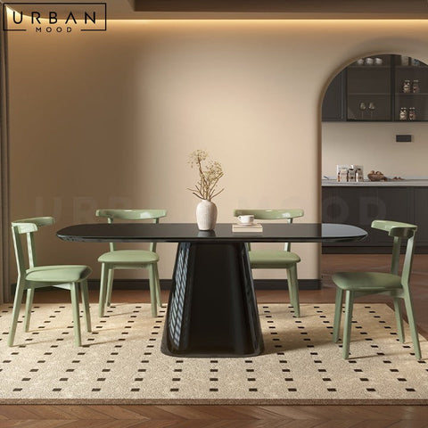 CARRIE Modern Elegant Dining Table Piano Finish - URBANMOOD