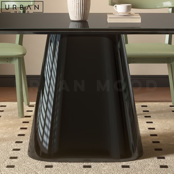 CARRIE Modern Elegant Dining Table Piano Finish - URBANMOOD