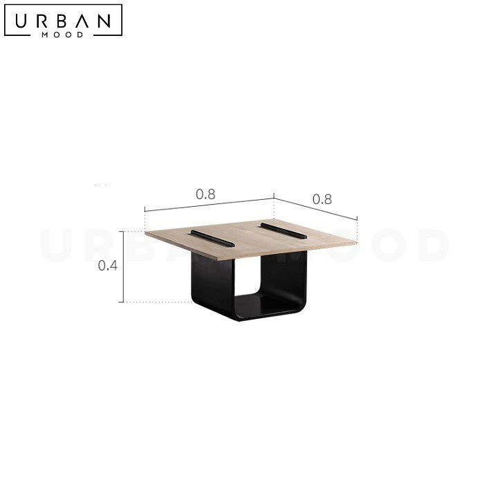 CHARS Modern Solid Wood Coffee Table Minimalist Design - URBANMOOD