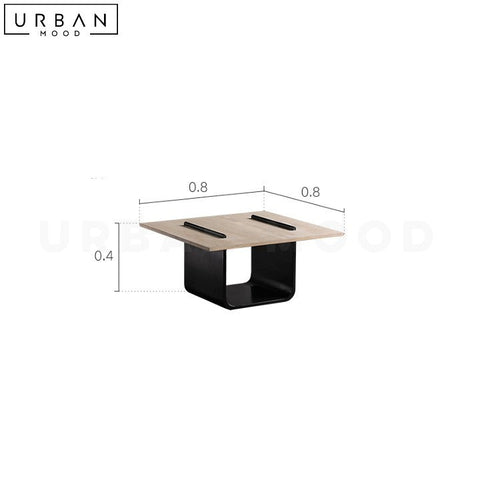 CHARS Modern Solid Wood Coffee Table Minimalist Design - URBANMOOD