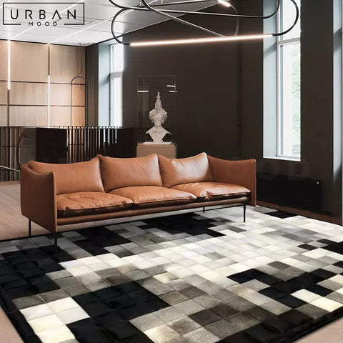 CHAUVIN Modern Cowhide Rug Contemporary Luxury - URBANMOOD