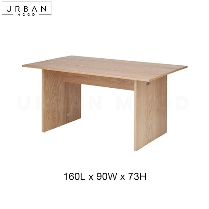 CHISOM Modern Foldable Wooden Dining Table - URBANMOOD