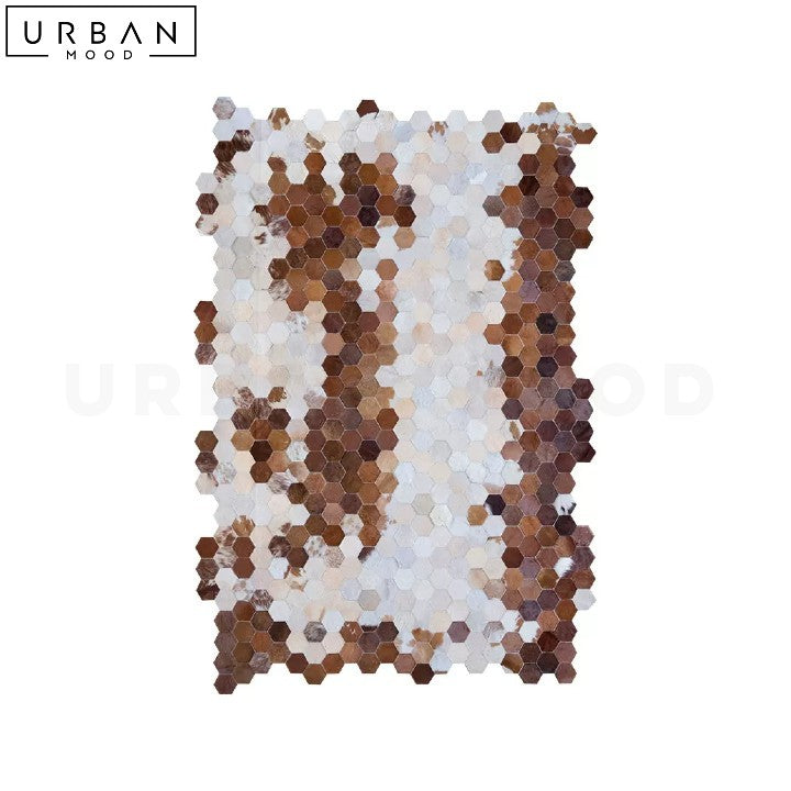 COELHO Luxurious Modern Cowhide Area Rug - URBANMOOD