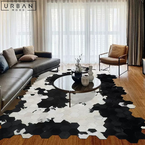 COELHO Luxurious Modern Cowhide Area Rug - URBANMOOD