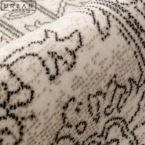 Classic French Inspired Parisian Floor Rug Nylon Blend - URBANMOOD