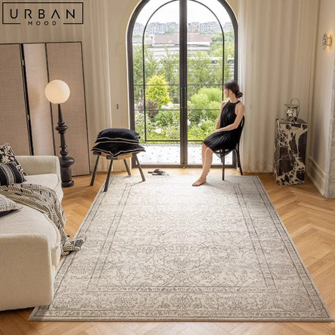 Classic French Inspired Parisian Floor Rug Nylon Blend - URBANMOOD
