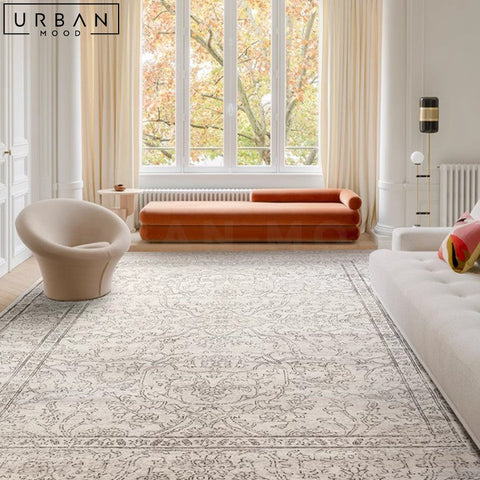 Classic French Inspired Parisian Floor Rug Nylon Blend - URBANMOOD
