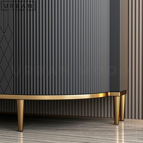 DARIA Modern Sideboard with Gold Hardware - URBANMOOD