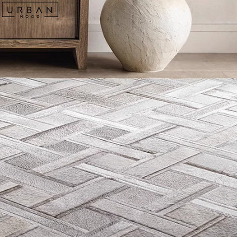 DEBOR Modern Minimalist Cowhide Carpet - URBANMOOD