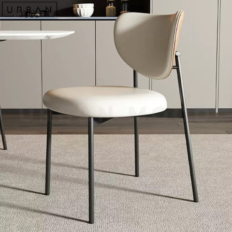 DUMAS Modern Faux Leather Dining Chair Durable Design - URBANMOOD