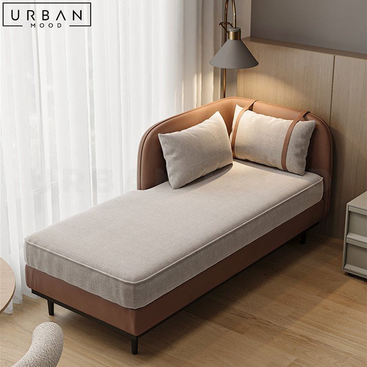 ELIZE Modern Fabric Daybed Chic Scandinavian Style - URBANMOOD