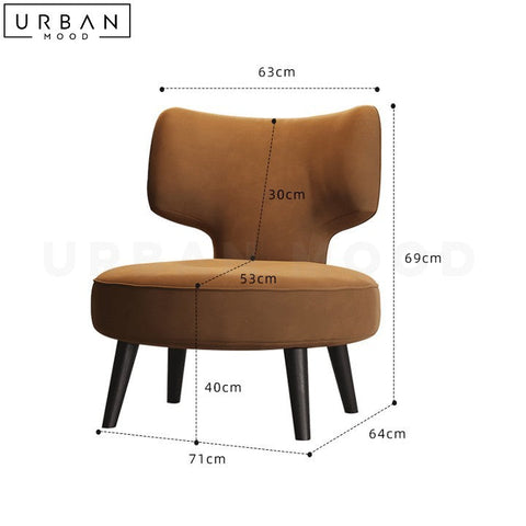ELSI Modern Faux Leather Leisure Chair - URBANMOOD