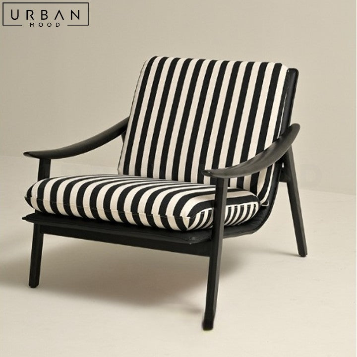 EMILIA Solid Wood Modern Leisure Chair - URBANMOOD