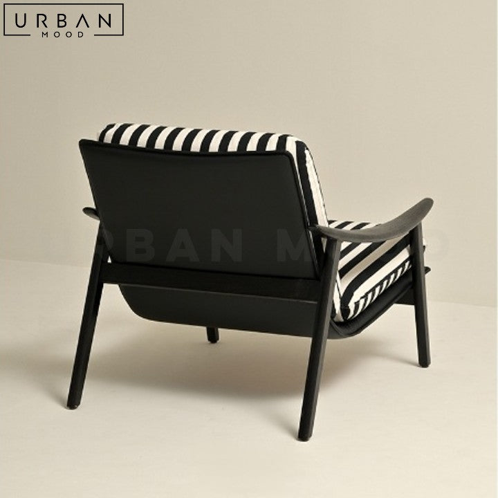 EMILIA Solid Wood Modern Leisure Chair - URBANMOOD