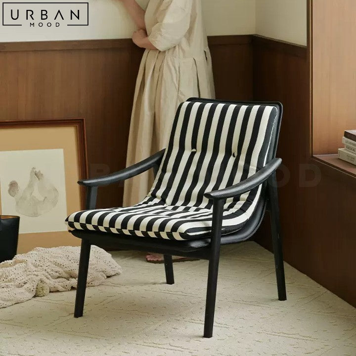 EMILIA Solid Wood Modern Leisure Chair - URBANMOOD