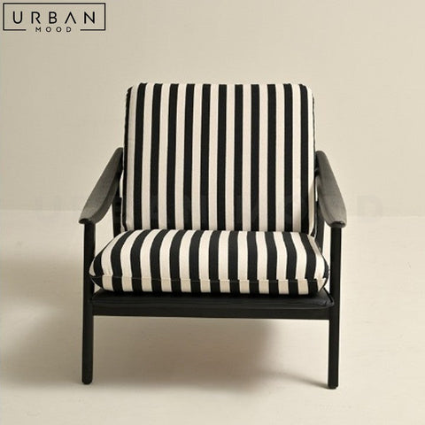 EMILIA Solid Wood Modern Leisure Chair - URBANMOOD