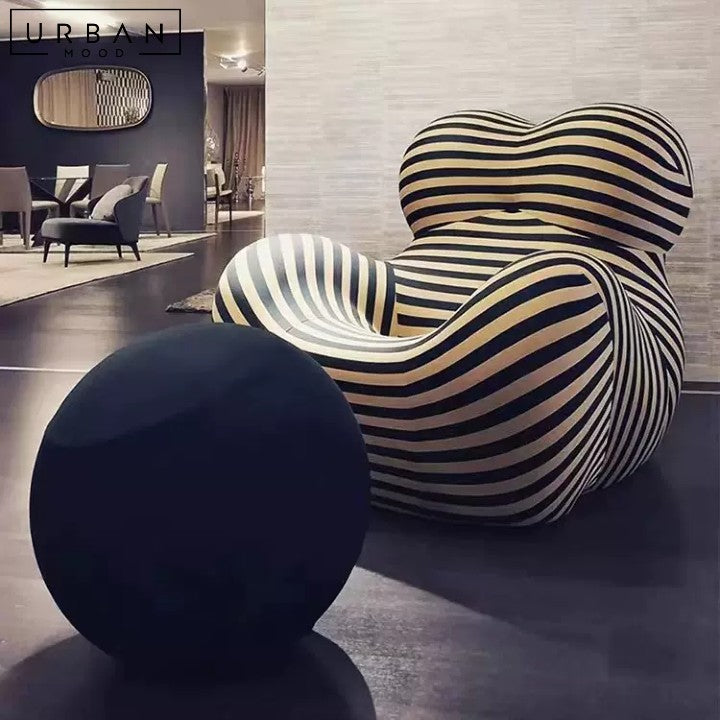 ENNI Modern Upholstered Leisure Chair Cozy Seating - URBANMOOD
