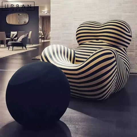 ENNI Modern Upholstered Leisure Chair Cozy Seating - URBANMOOD