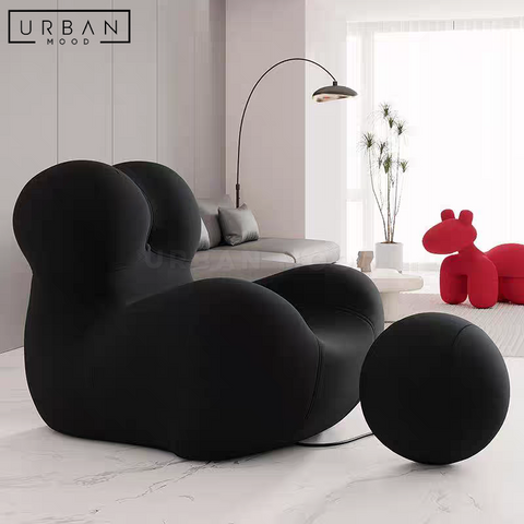 ENNI Modern Upholstered Leisure Chair Cozy Seating - URBANMOOD