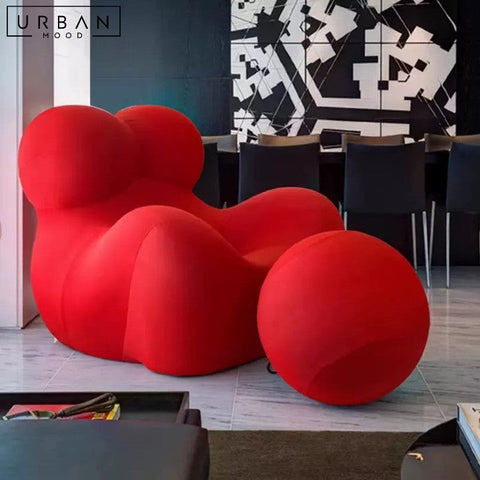 ENNI Modern Upholstered Leisure Chair Cozy Seating - URBANMOOD