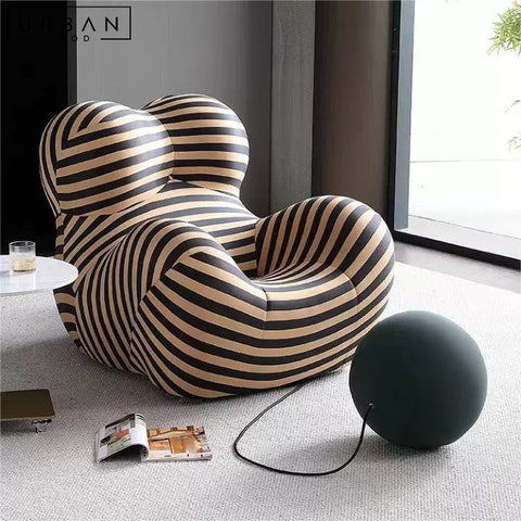 ENNI Modern Upholstered Leisure Chair Cozy Seating - URBANMOOD